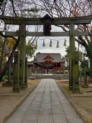 飯香岡八幡宮の鳥居