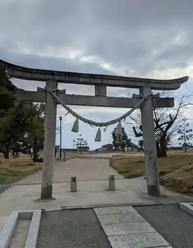 百済王神社の鳥居