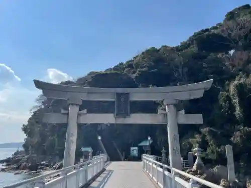 八百富神社の鳥居