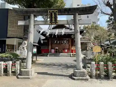 江島杉山神社の鳥居