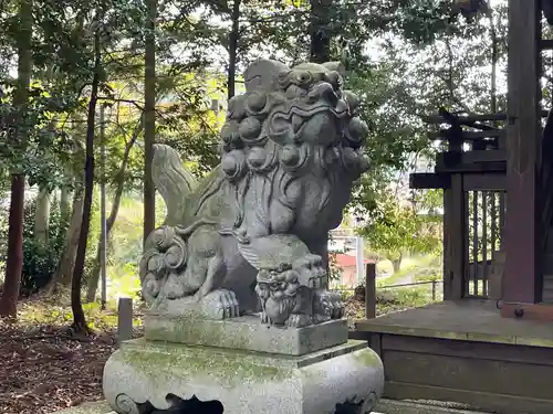 歳苗神社の狛犬