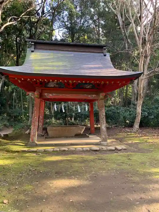 鹿島神宮の手水舎