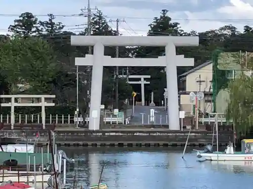 息栖神社の鳥居