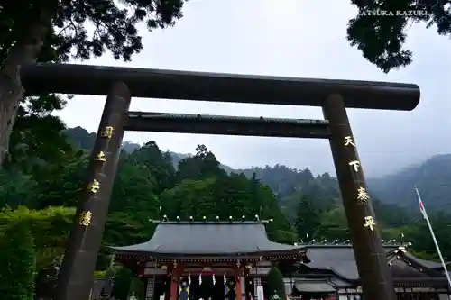 大山阿夫利神社の鳥居