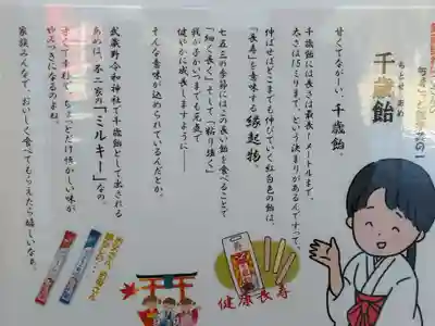 武蔵野坐令和神社の七五三参