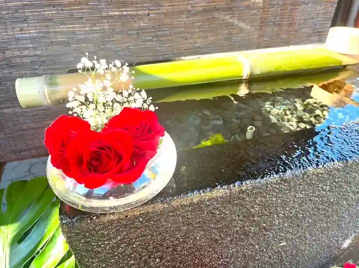 上尾御嶽神社の手水舎