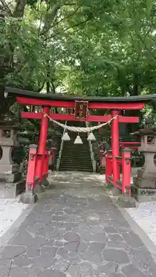 山名八幡宮の鳥居