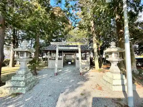 與古知神社の鳥居