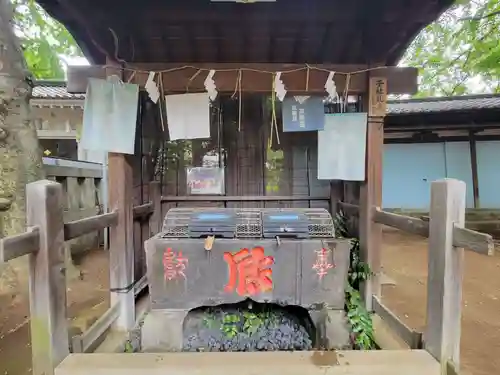 駒込天祖神社の手水