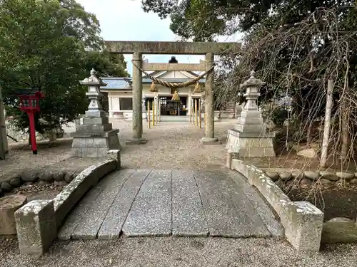 都波岐奈加等神社の鳥居