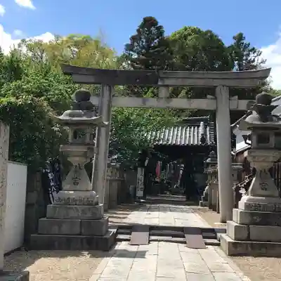 郡山八幡神社の鳥居