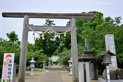 鎌数伊勢大神宮の鳥居