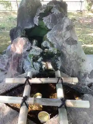 神明社(開明東沼)の手水舎