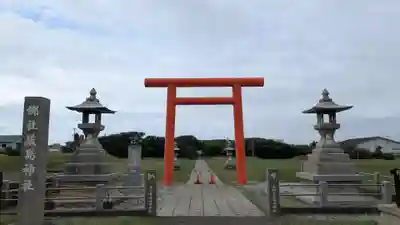 天塩厳島神社の鳥居