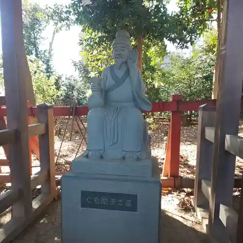 川越八幡宮の像