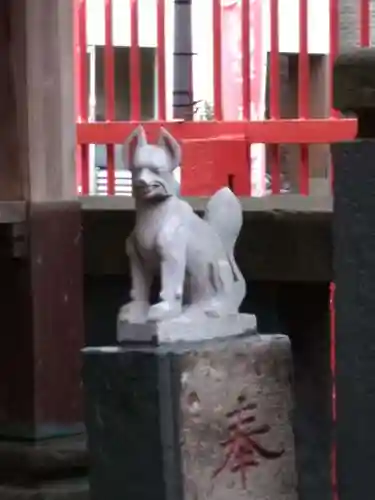 丁張稲荷神社の狛犬