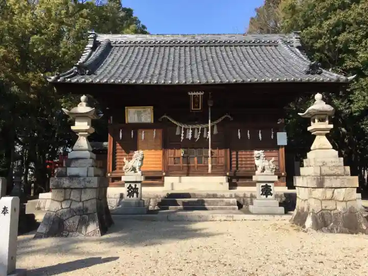 八幡社の本殿・本堂