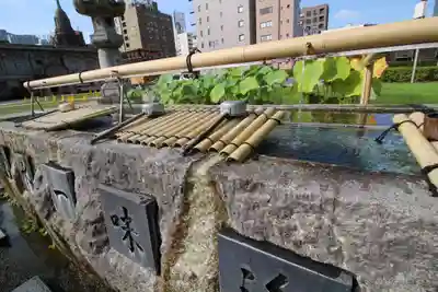 築地本願寺(本願寺築地別院)の手水舎