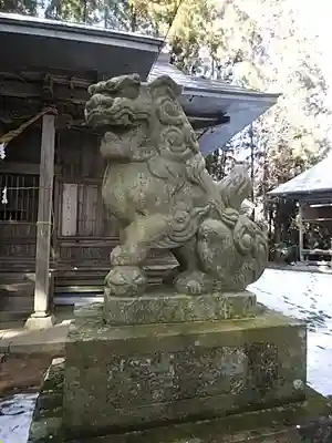 見渡神社の狛犬