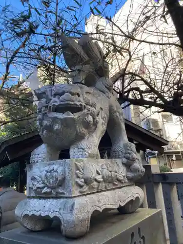 元三島神社の狛犬