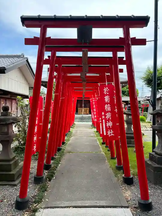 於菊稲荷神社(群馬県)