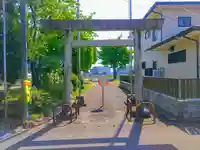 神明社(萩原町河田方)の鳥居