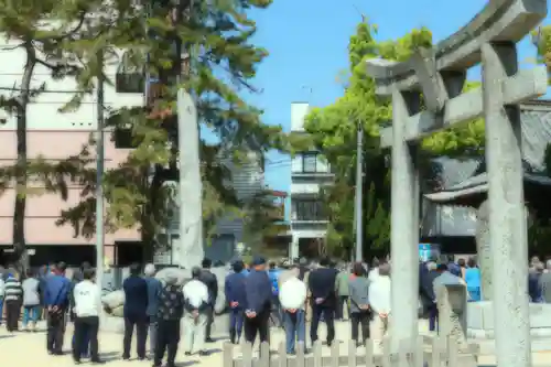 三津厳島神社の鳥居