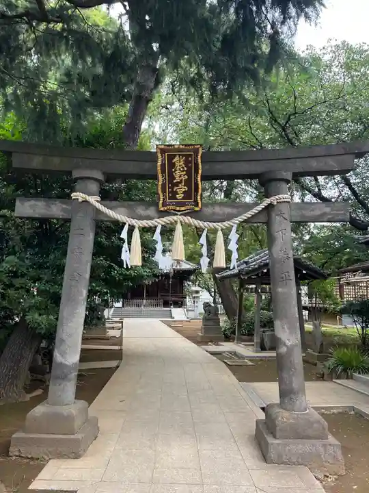 前野熊野神社(東京都)