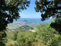 恵良神社奥之宮の周辺