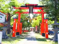 生島足島神社の鳥居