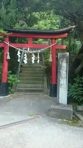 温泉神社の鳥居