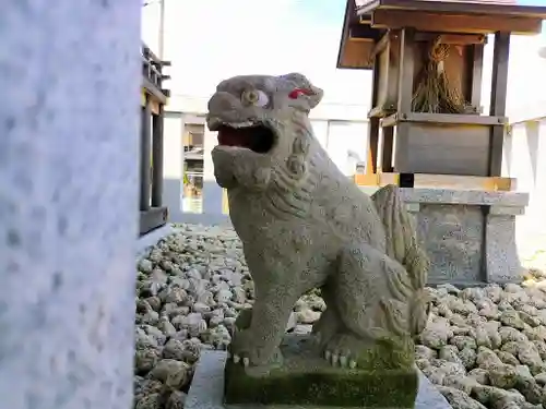 神明社（七島神明社）の狛犬