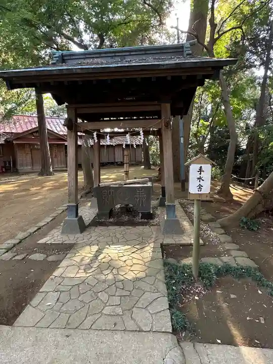 赤城神社の手水舎
