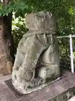 穏田神社の狛犬