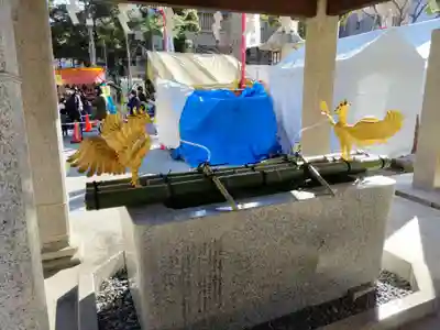 富岡八幡宮の手水舎