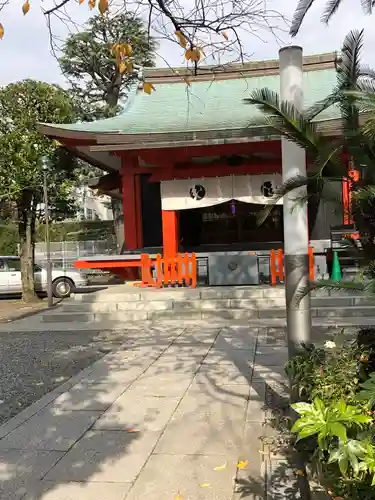 麻布氷川神社の本殿・本堂