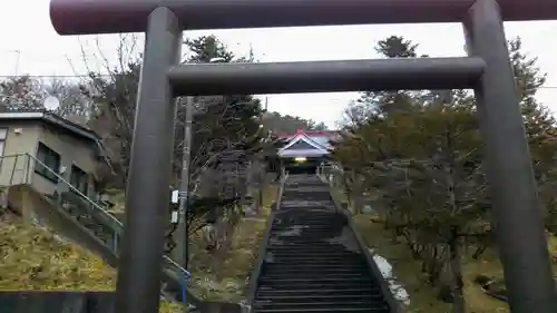 浦河神社の鳥居