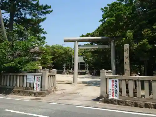 神明神社の鳥居