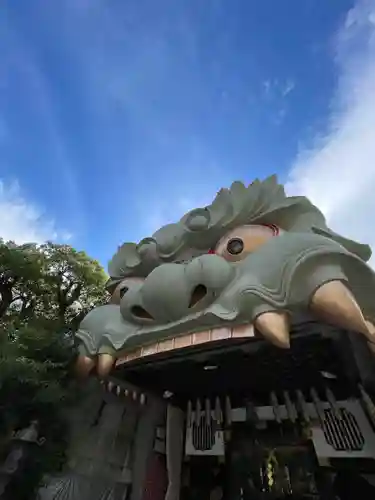 難波八阪神社の狛犬