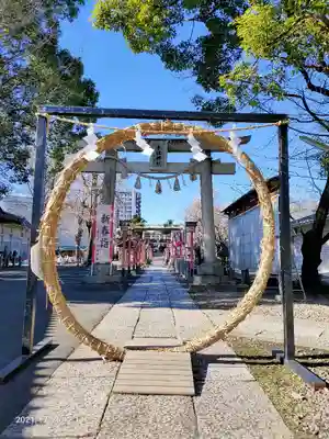 千住神社の鳥居