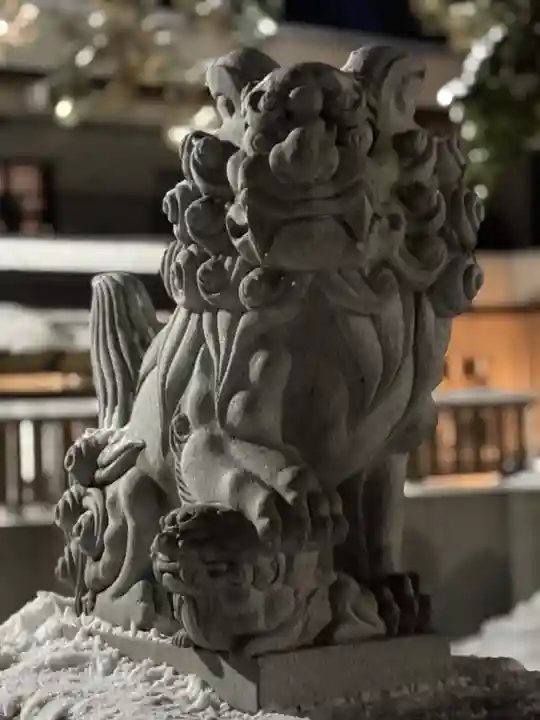 新琴似神社の狛犬