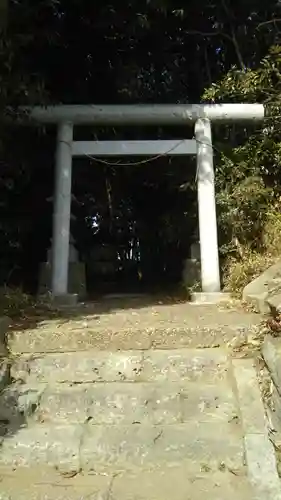 氏神神社(黒澤氏)の鳥居