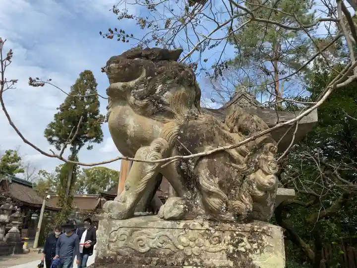 北野天満宮の狛犬