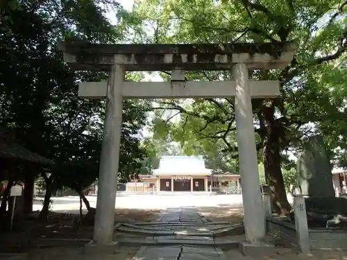 阿沼美神社の鳥居