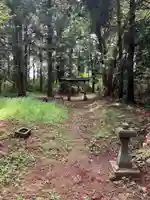 神社(名称不明)の鳥居
