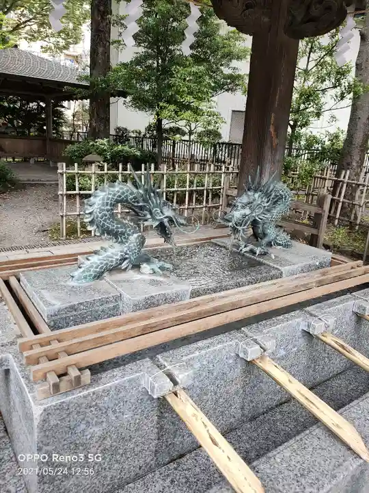 大國魂神社の手水舎