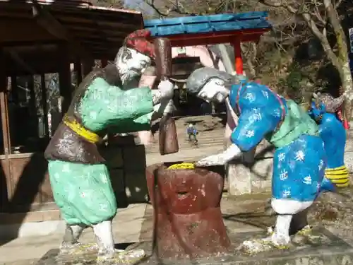 桃太郎神社の像