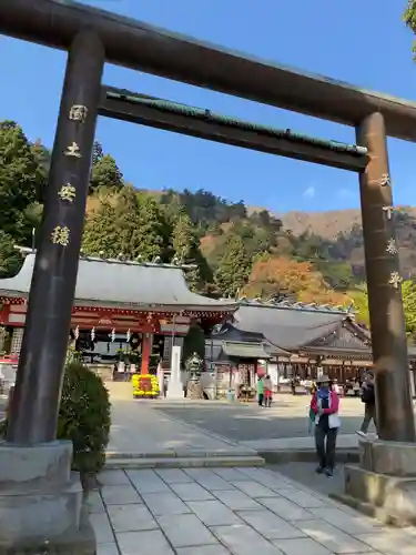 大山阿夫利神社の鳥居