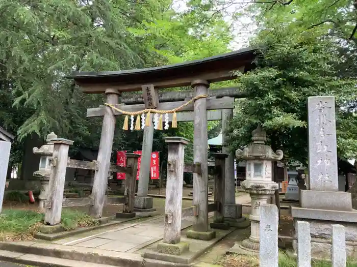 沓掛香取神社の鳥居