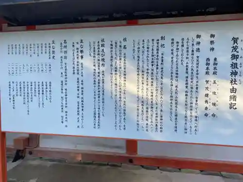 賀茂御祖神社（下鴨神社）の歴史